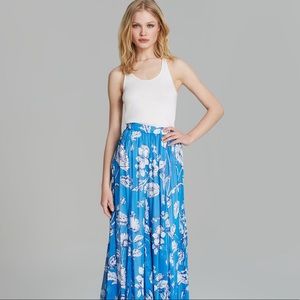 Alice and Olivia Louie Pleated Maxi skirt